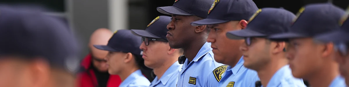 Police academy cadets