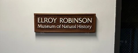 Elroy Robinson Museum Sign